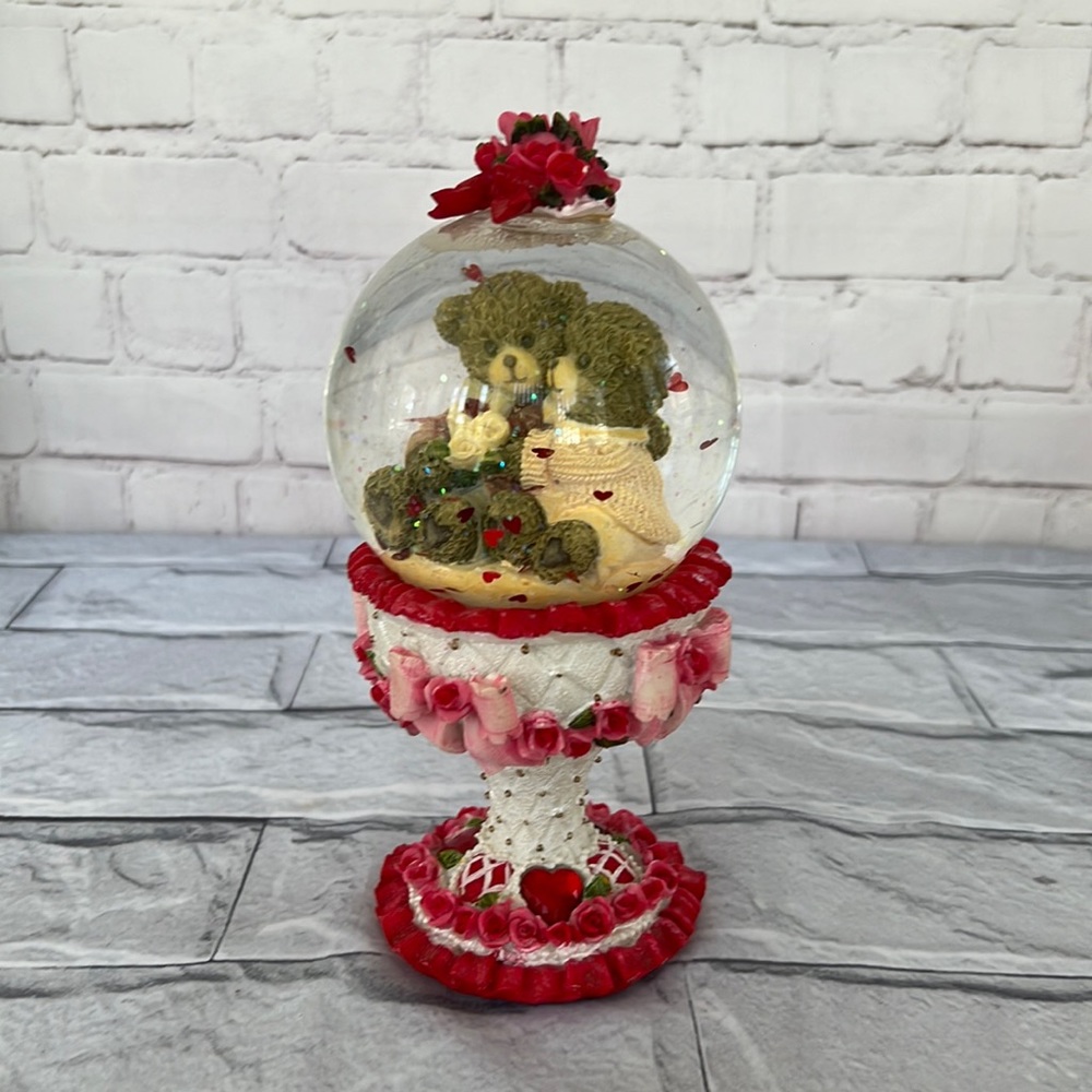 Musical Snow glove teddy bears lovers